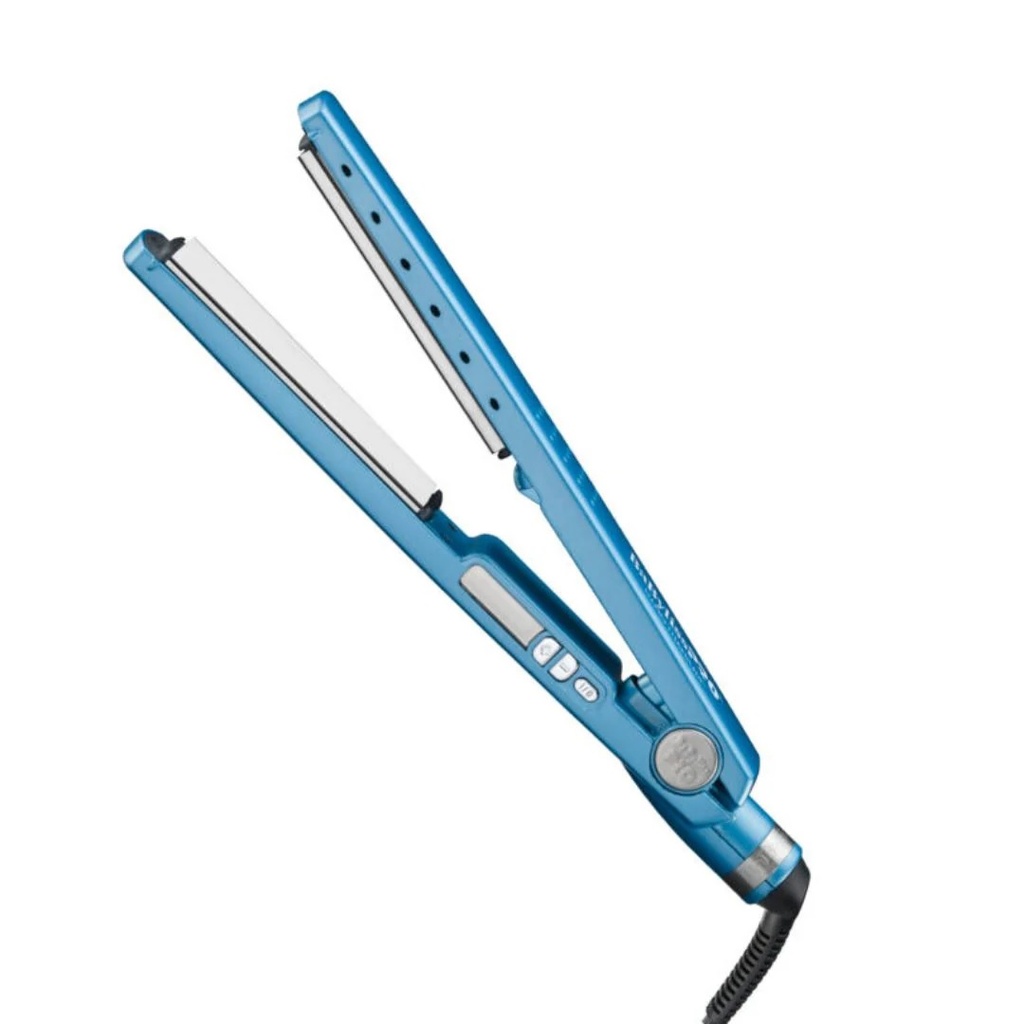 Nano Titanium Combo de plancha de 1 ¼" y cepillo de aire caliente de 2½