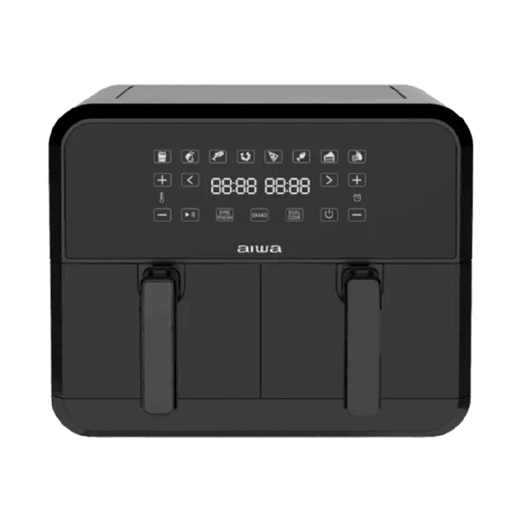 Aiwa Easy Life AWHAFT8001, Freidora sin aceite 8L, Doble Canasto.
