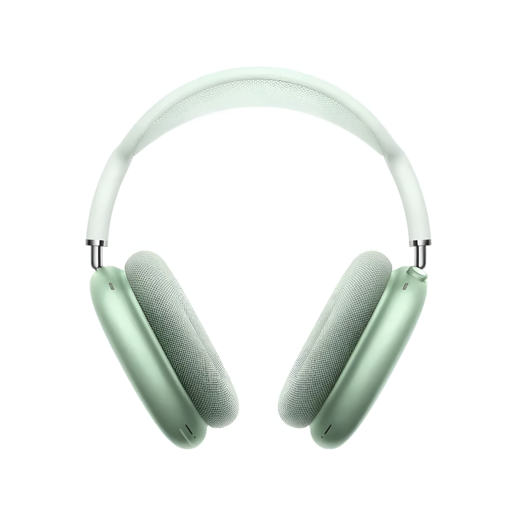 Apple Airpods Max, Green with Light Green Headband.