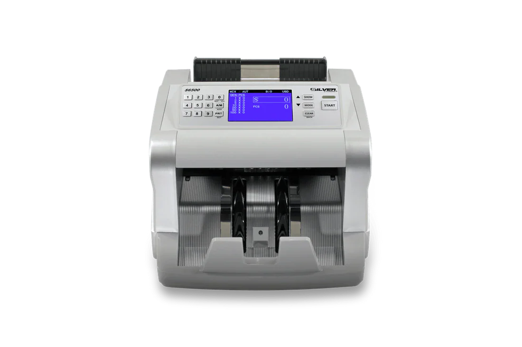 Accubanker S6500 Contador de valores mixtos billetes.