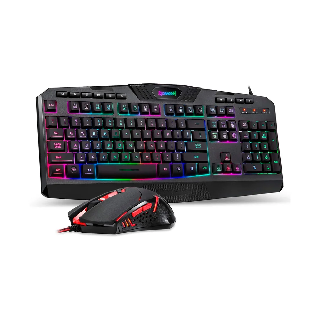 Teclado Redragon 2in1 S101-3 Gamer – Alámbrico / Combo Mouse y teclado
