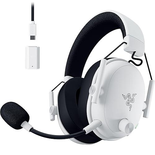 Audifonos Inalambricos Gaming Razer BlackShark V3 for PC: 50mm Drivers - Super Wideband Mic - 2.4 GHz, Bluetooth, USB - Works with Mac, PS5, Nintendo Switch, Smartphone - 70 Hr Battery - Black