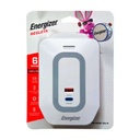 Regleta y Protector Energizer – 6 Tomas / 1 USB-A / 1 USB-C